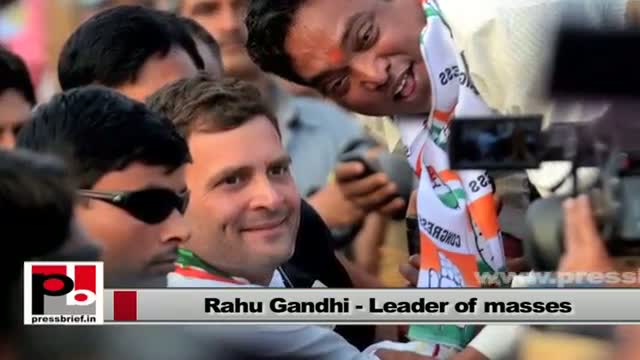 Rahul Gandhi : A ray of hope for poor and down trodden people