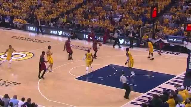 NBA: LeBron Catches the Lob from Chalmers and Jams it Down (Basketball Video)