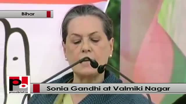 Sonia Gandhi : We will provide our youth with scholarships and skill development training