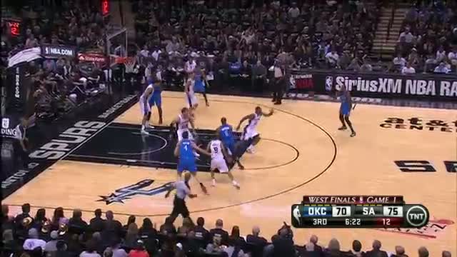 NBA Thunder vs. Spurs: Game 1 Highlights (Basketball Video)