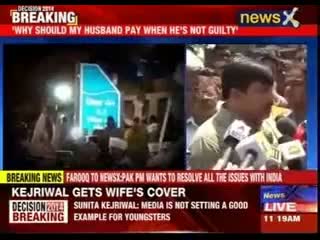 Arvind Kejriwal's wife rushes to his defence