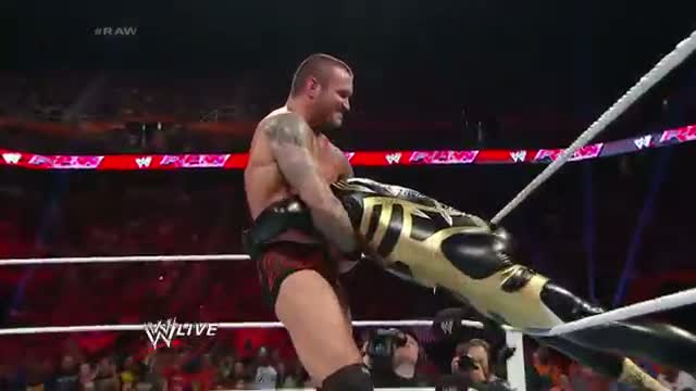 Goldust vs. Randy Orton & Batista - No Holds Barred Handicap Match: WWE Raw, May 26, 2014