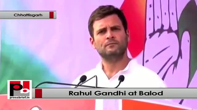 Rahul Gandhi : We waived off loans worth Rs 70000 crore of the poor farmers
