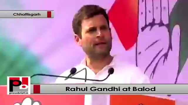 Rahul Gandhi : BJP tried to create obstacles in all our pro-poor moves