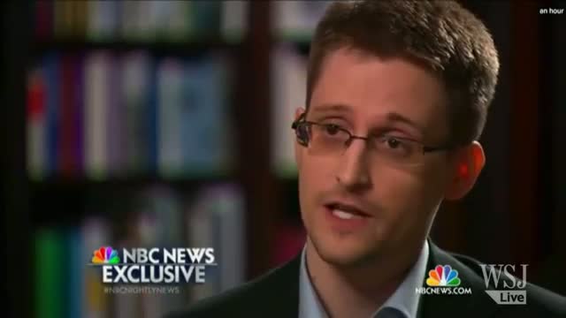 Edward Snowden Says He Was 'A Trained Spy'
