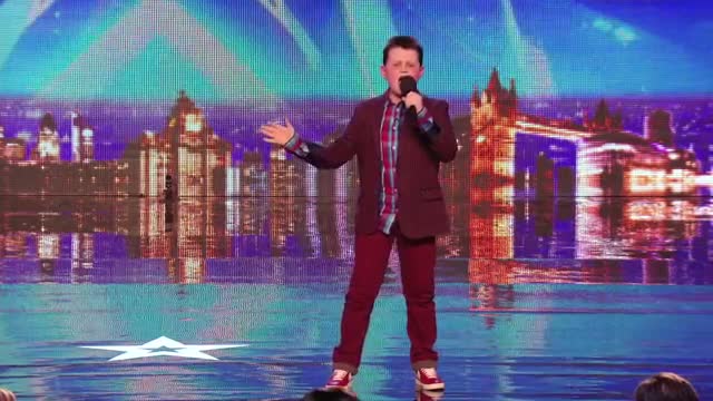 Britain's Got Talent 2014 - 12 year-old Ellis Chick sings You Make Me Feel So Young
