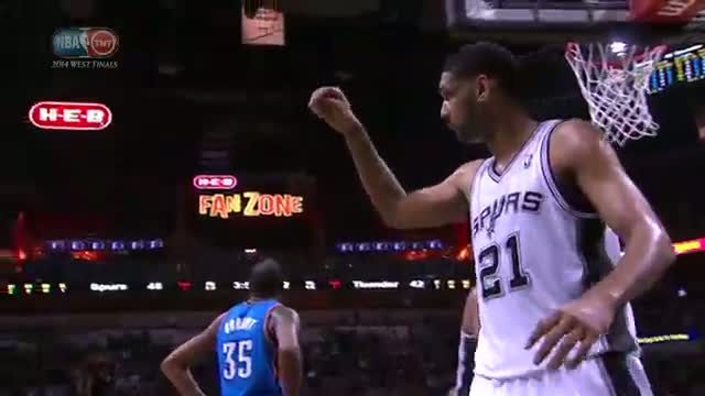 NBA: Tim Duncan and Manu Ginobili Lead the Spurs to a Game 5 Win (Basketball Video)