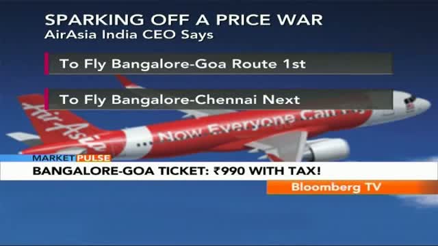 Market Pulse: Airasia: Bangalore-Goa Ticket: Rs. 990 With Tax!
