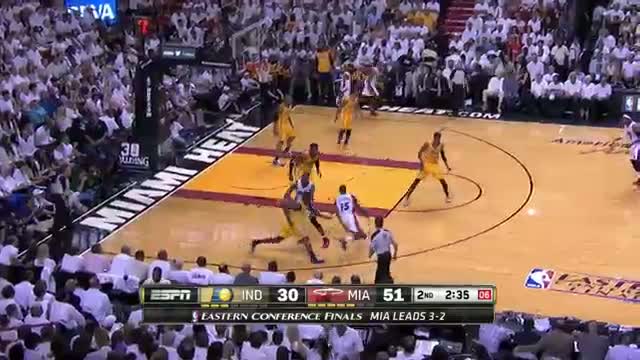 NBA: LeBron James and Chris Bosh Send the Heat to the Finals (Basketball Video)