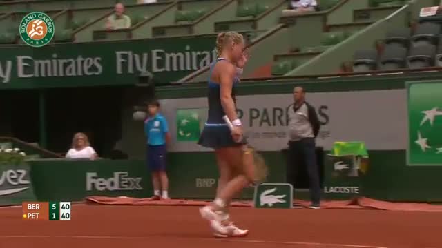 A. Petkovic v. K. Bertens 2014 French Open Women's R4 Highlights