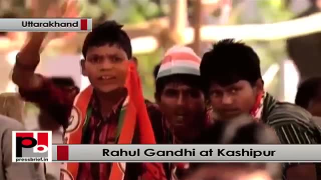 Rahul Gandhi at Kashipur, Uttarakhand, highlights UPA policies