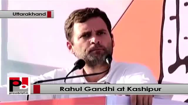 Rahul Gandhi at Kashipur, Uttarakhand, takes on Modi, seeks people's support for Congress