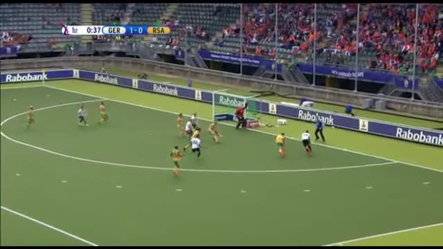 Germany vs South Africa - Men's Rabobank Hockey World Cup 2014 Hague Pool A [1/6/2014]