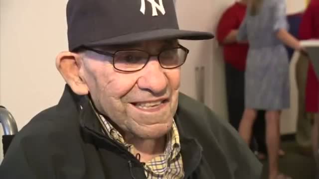 Yogi Berra Honored for His D-Day Service