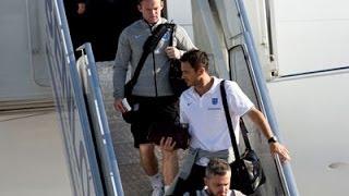 Raw: Teams Arrive in Brazil for World Cup