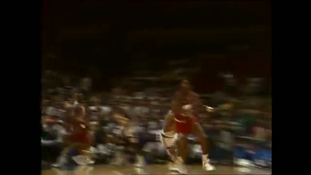 NBA: Ron Anderson vs. Knicks in 1989 Playoffs Highlights (Basketball Video)