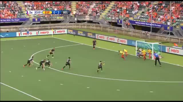 Spain vs Belgium - Men's Rabobank Hockey World Cup 2014 Hague Pool A [07/6/2014]