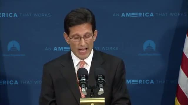 Cantor Announces Plans to Resign Leadership Post 