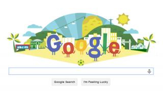 Google celebrates the start of FIFA World Cup 2014 with a doodle