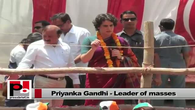 Priyanka Gandhi Vadra - a real leader who easily connect with masses