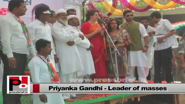Priyanka Gandhi Vadra -- a charismatic leader, people's favourite