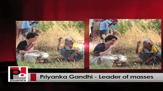 Priyanka Gandhi Vadra - a genuine mass leader who works with dedication