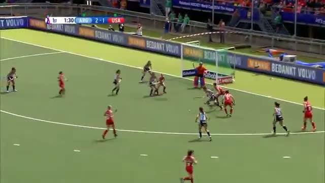 Argentina vs USA - Women's Rabobank Hockey World Cup 2014 Hague 3rd/4th Place [14/6/2014]