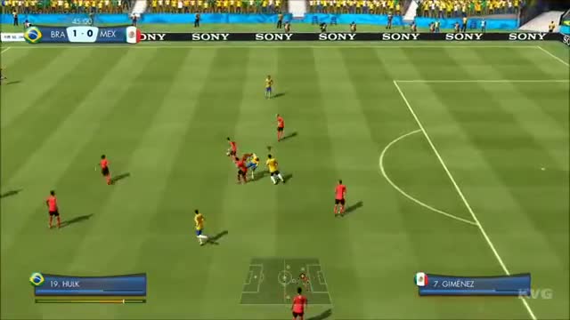 2014 FIFA World Cup Brazil - Brazil vs Mexico Gameplay [HD]