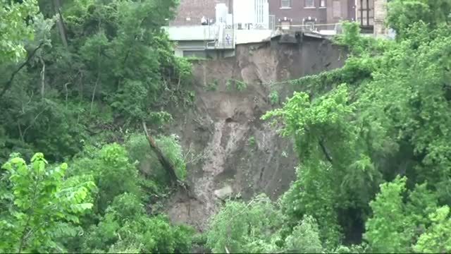 MN Hospital Buildings on Edge of Mudslide