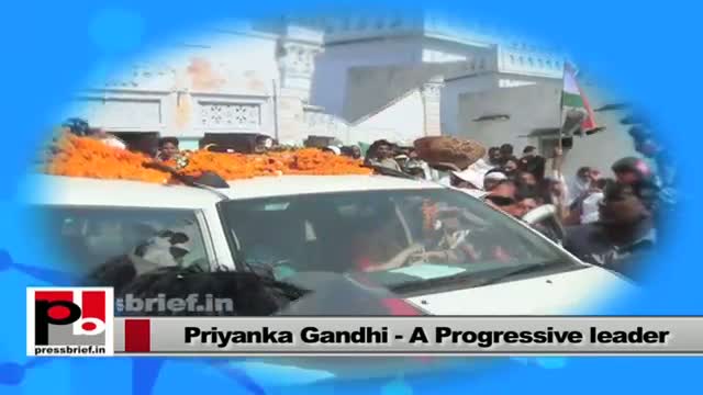 Priyanka Gandhi Vadra - a perfect leader who easily connect with aam aadmi