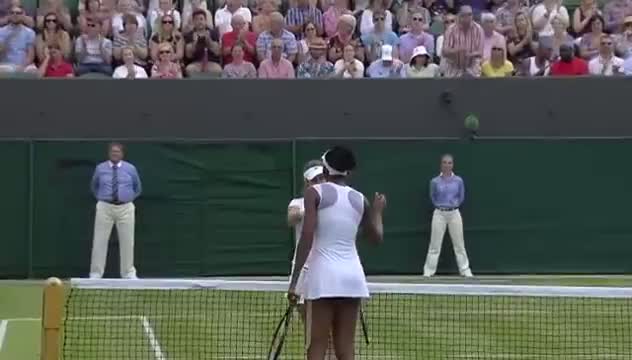 Venus Williams wins her first round match - Wimbledon 2014
