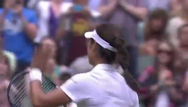 Li Na beats Paula Kania - Wimbledon 2014