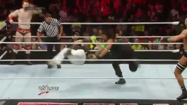 John Cena, Roman Reigns & Sheamus vs. Randy Orton, Alberto Del Rio, Bray Wyatt & Cesaro - 4-on-3 Han