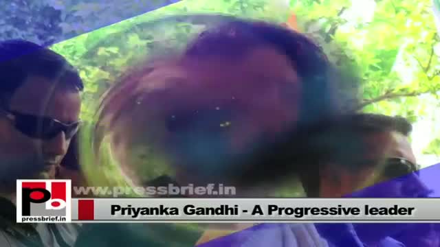 Priyanka Gandhi Vadra - a committed leader who works with dedication