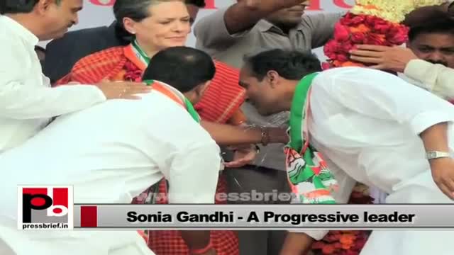 Sonia Gandhi - intelligent and charismatic leader
