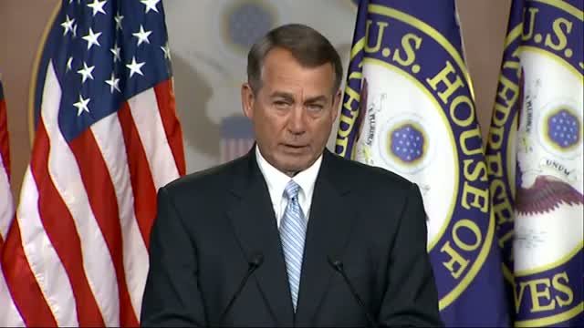 Boehner Says He Intends to Sue Pres. Obama