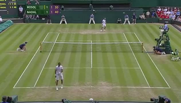 Nadal and Rosol show off their Football skills - Wimbledon 2014