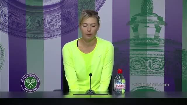 Maria Sharapova 'working on so many things' - Wimbledon 2014