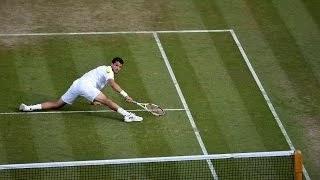 HSBC Play Of The Day: Grigor Dimitrov superb reactions - Wimbledon 2014