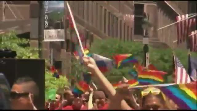 Thousands March in NY Gay Pride Parade