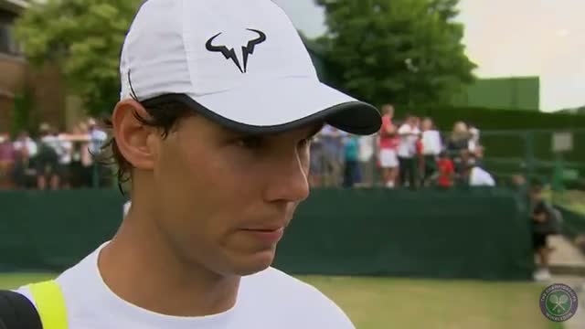Rafael Nadal 'everything is dangerous here' - Wimbledon 2014