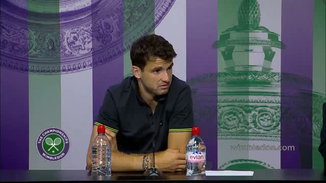 Grigor Dimitrov 'excited' to be on the court - Wimbledon 2014