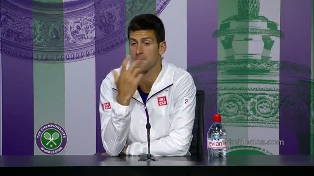 Novak Djokovic had to 'get it done' in straight sets - Wimbledon 2014