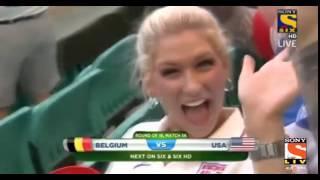 $exy Fan Moment Eye Candy - Belgium VS USA 2014 (FIFA World Cup 2014)
