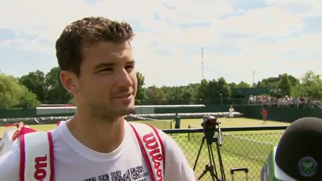 Grigor Dimitrov looking forward to Murray test - Wimbledon 2014