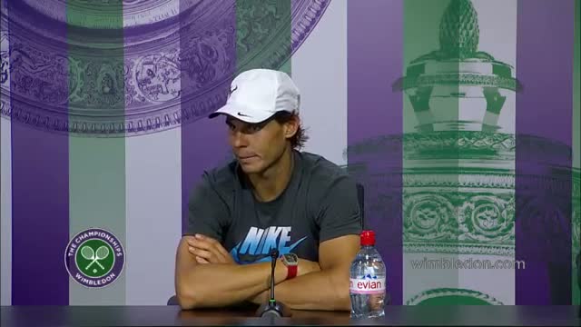 Rafael Nadal: 'I didn't play badly' - Wimbledon 2014