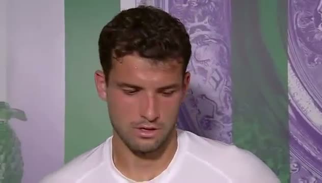 Grigor Dimitrov post-match interview - Wimbledon 2014