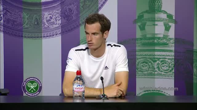 Andy Murray: 'today was a bad day' - Wimbledon 2014