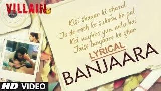 Banjaara Full Song with LYRICS - Ek Villain (2014) - Shraddha Kapoor and Sidharth Malhotra