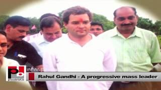 Rahul Gandhi - a real mass leader who not only preaches but delivers too